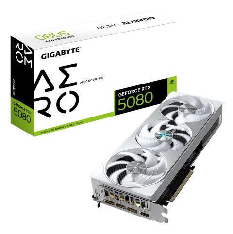 VGA PCIE16 RTX5080 16GB GDDR7/GV-N5080AERO OC-16GD GIGABYTE