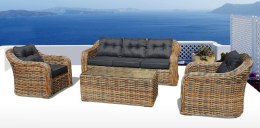 Zestaw ogrodowy RICHMOND wykonany ze sztucznego rattanu