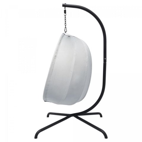 Fotel bujany podwieszany MIADOMODO szary, nośność 160 kg