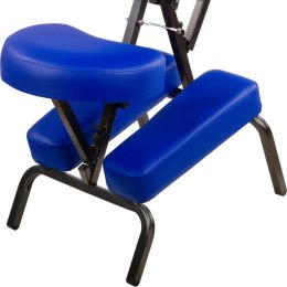 Fotel masujący Movit składany niebieski 8,5 kg