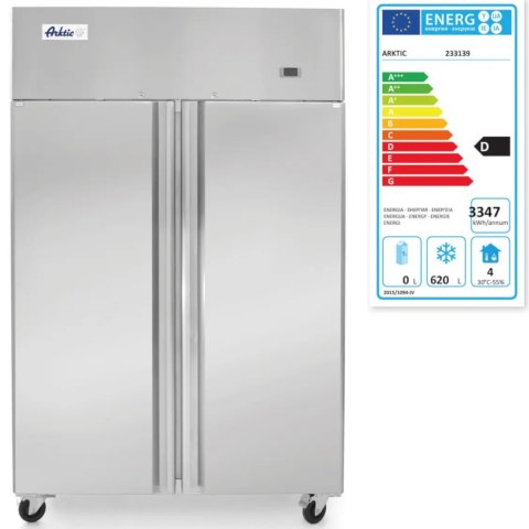 Szafa mroźnicza zamrażarka gastronomiczna 2-drzwiowa Profi Line 900L - Hendi 233139