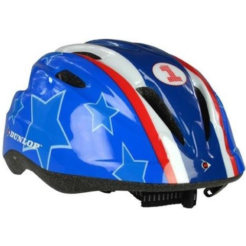 KASK ROWEROWY DZIECIĘCY REGULOWANY DUNLOP R.(48-52CM) BLUE