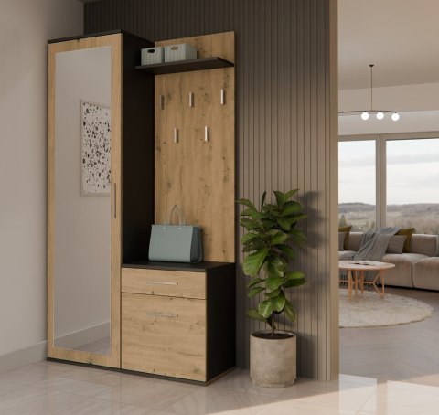 Garderoba DUO ANTRACYT ARTISAN