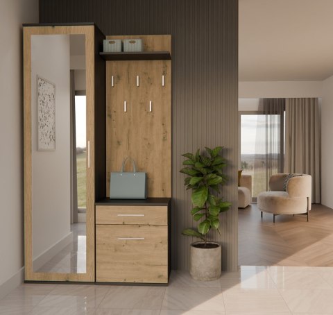 Garderoba DUO ANTRACYT ARTISAN