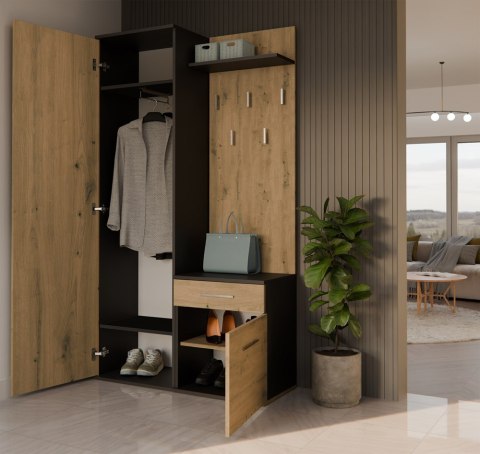 Garderoba DUO ANTRACYT ARTISAN