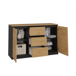 Komoda Malwa 2D3S/BA ANTRACYT ARTISAN