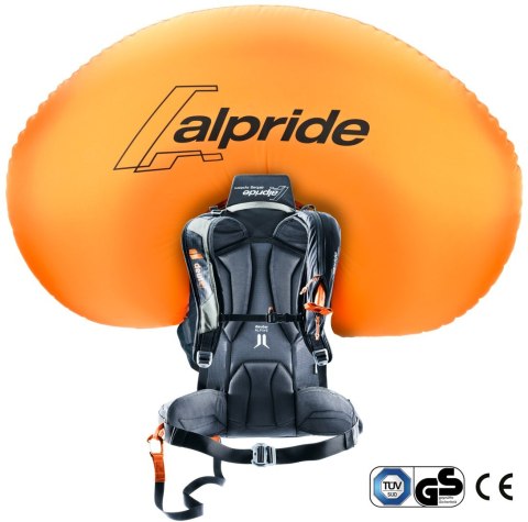 DEUTER Alproof Lite 22L - Plecak lawinowy z czujnikiem Garmin HRM Dual, tin/black