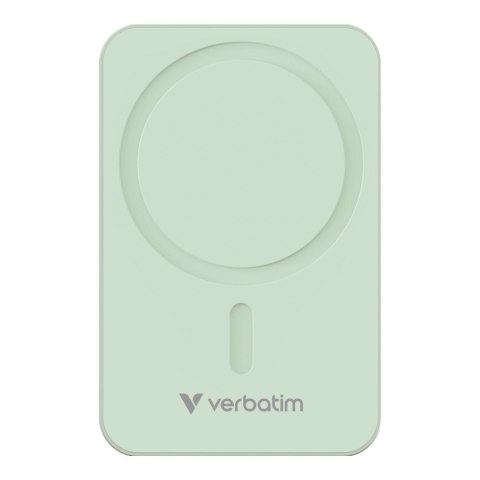 Powerbank Verbatim Charge 'n' Go Essentials Magnetic Wireless 20000mAh USB-C PD 3.0 Green