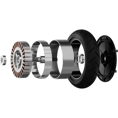 Segway Ninebot E2 D II Electric Folding Scooter - Black