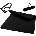 Mata do jogi fitness antypoślizgowa 190×100×0,6 cm czarna