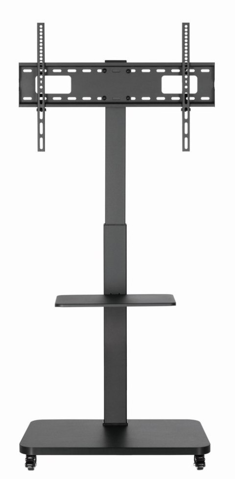 GEMBIRD STOJAK PODŁOGOWY NA TELEWIZOR, MOBILNY NA KÓŁKACH (OBROTOWY/UCHYLNY), 32" - 75", CZARNY