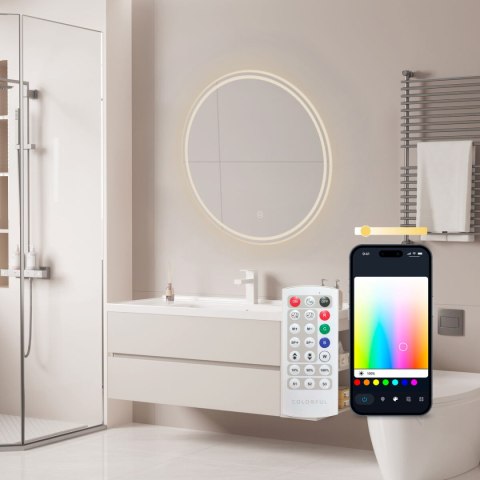 Lustro łazienkowe z oświetleniem LED KSIX Oasis E 36 W 1000 Lm