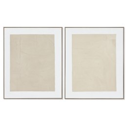 Płótno Home ESPRIT Biały Beżowy Abstrakcyjny Miejska 82 x 4,5 x 102 cm 82,3 x 4,5 x 102,3 cm 82,5 x 4,5 x 102 cm (2 Sztuk)