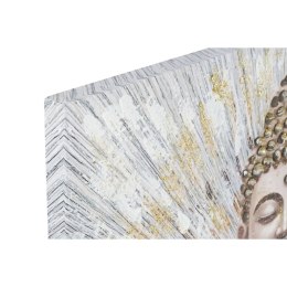 Płótno Home ESPRIT Biały Brązowy Beżowy Złoty Budda Orientalny 70 x 3 x 100 cm (2 Sztuk)