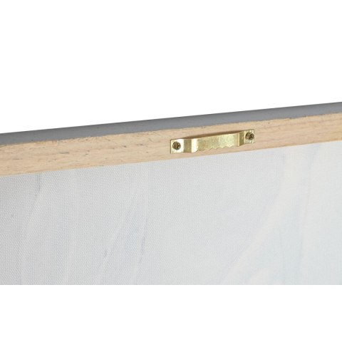 Płótno Home ESPRIT Niebieski Złoty Kwiat Shabby Chic 60 x 3 x 90 cm (2 Sztuk)