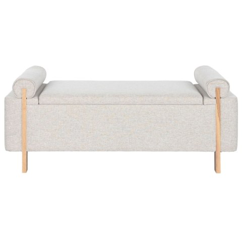 Taboret Home ESPRIT Beżowy Złoty Sosna 120 x 45 x 50 cm
