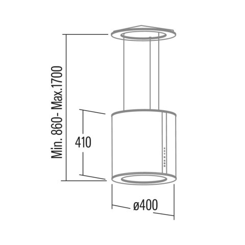 Okap wyspowy Cata ISLA MOON
