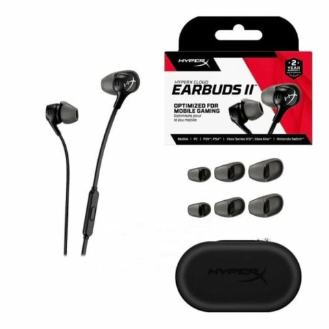 Słuchawki z Mikrofonem HyperX Cloud EarBuds II Czarny