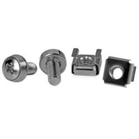 Uchwyt Startech CABSCREWM6 Srebrzysty Stal nierdzewna (50 Sztuk)