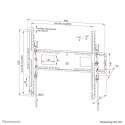 Uchwyt na TV Neomounts WL35-750BL18 43"