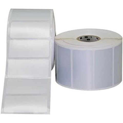 Etykiety do Drukarki Zebra 3006628 Srebrzysty Metalik (12 Sztuk)