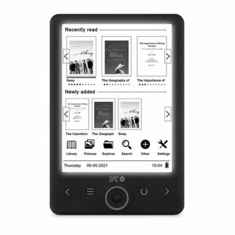 E-book SPC Dickens Light 2 Czarny 128 GB 6"