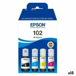Oryginalny Wkład Atramentowy Epson Nº102 Multipack Żółty (15 Sztuk)