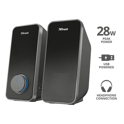 Głośniki Komputerowe Trust 20179 Czarny 14 W