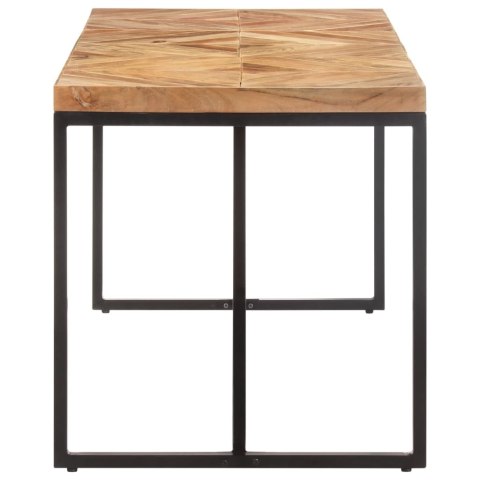 Stół jadalniany, 160x70x76 cm, lite drewno akacjowe i mango