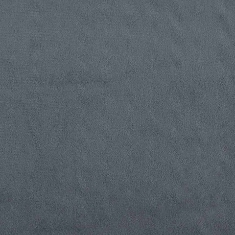 2-os. kanapa rozkładana z podnóżkiem, ciemnoszara, aksamitna