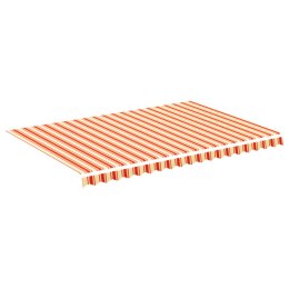 Zapasowa tkanina na markizę, żółto-pomarańczowa, 4,5x3 m