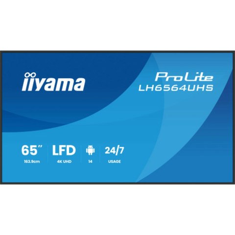 Monitor Iiyama LH6564UHS-B1AG 65" 4K Ultra HD