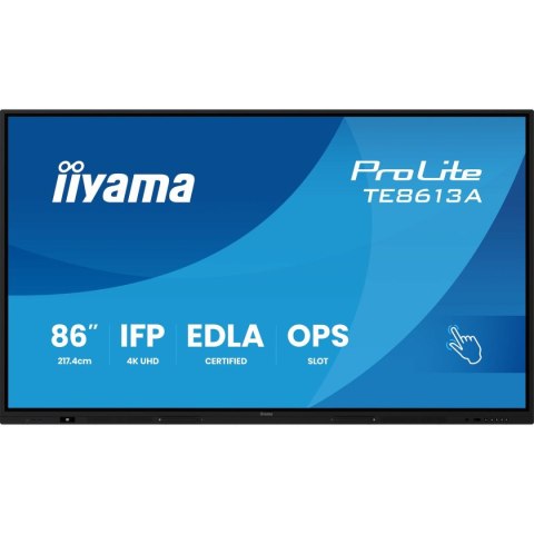 Monitor Iiyama TE8613A-B1AG 86" 4K Ultra HD LCD