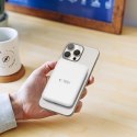 Powerbank 5000mAh z MagSafe USB-C 15W z kablem USB-C - biały