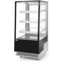 Witryna chłodnicza przeszklona ekspozycyjna 3 półki 300 l 480 W