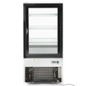 Witryna chłodnicza przeszklona ekspozycyjna 3 półki 300 l 480 W