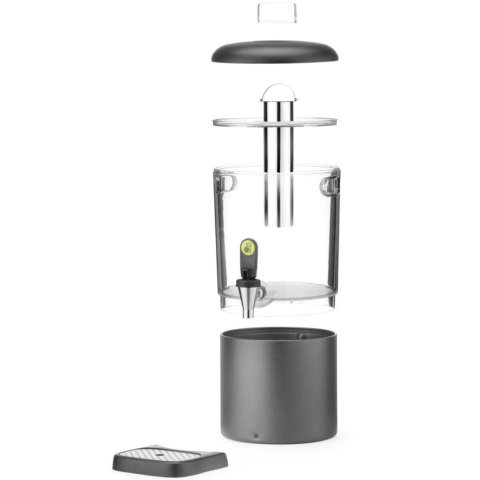 Dyspenser dozownik chłodzący do soków napojów UNIQ 4 l - czarny