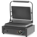 Grill elektryczny kontaktowy z płytą ryflowaną 340x235 mm 2200 W