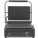 Grill elektryczny kontaktowy z płytą ryflowaną 340x235 mm 2200 W