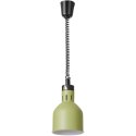 Lampa do podgrzewania potraw wisząca cylindryczna śr. 175 mm 250 W - zielona
