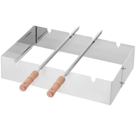 Nasadka na grilla do szaszłyków prostokątna Churrasco 530x350x117 mm