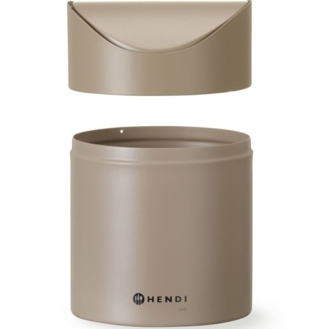 Śmietniczka kosz stołowy z uchylną pokrywą 1.2 l - beżowy