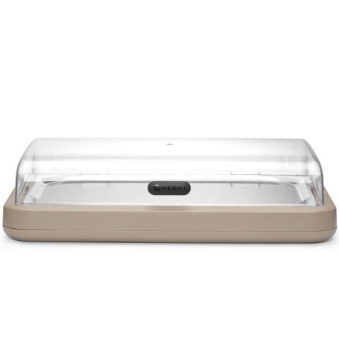 Witrynka ekspozycyjna z wkładem chłodzącym UNIQ GN 1/1 - beżowa