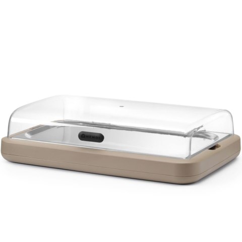 Witrynka ekspozycyjna z wkładem chłodzącym UNIQ GN 1/1 - beżowa