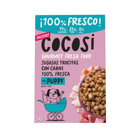 Mokre jedzenie Cocosi Gourmet Fresh Food Puppy Świnia 1 kg 8 Sztuk