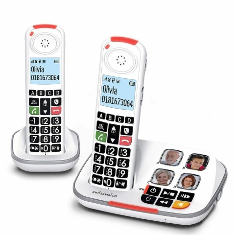 Telefon Bezprzewodowy Swiss Voice Xtra 2355 Duo Biały