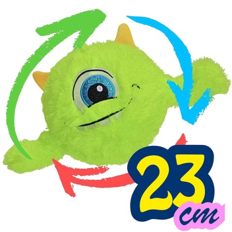 PIŁKA EMOJI 23CM Z RĄCZKAMI ŻÓŁTA