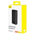 Powerbank 20000mAh Airpow 20W z kablem USB-A - USB-C 50cm - czarny