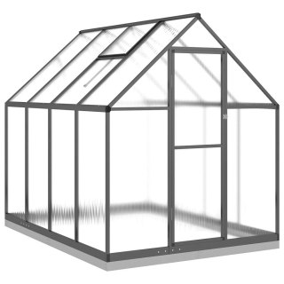 Szklarnia z ramą podstawy, antracyt, 224x169x202 cm, aluminium