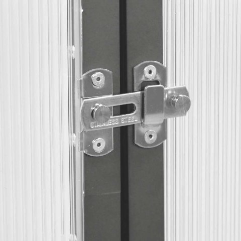 Szklarnia z ramą podstawy, antracyt, 224x169x202 cm, aluminium